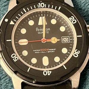 Armitron quartz dive-style sports watch, vintage
